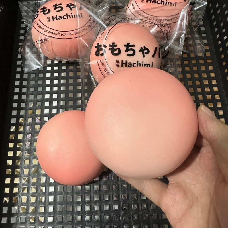 Peach Squishy Sticky Bun Slow Rising Stress Relief Toy