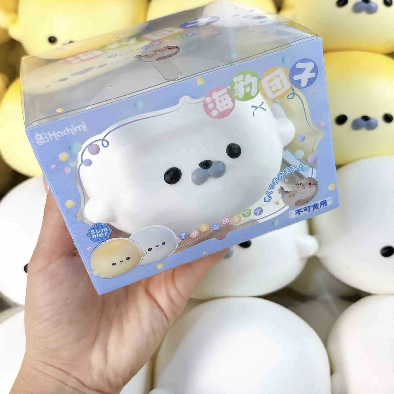 Slow Rising Kawaii Seal Mochi Squishy Toy Stress Relief Toy