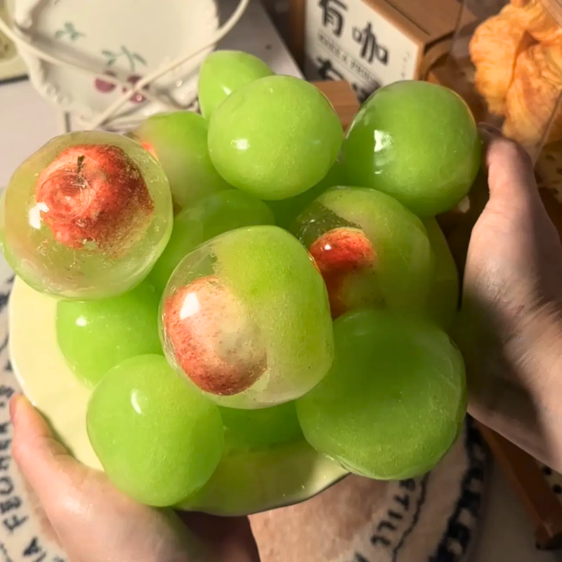 Green Grape Slush Handmade Squishy Ball