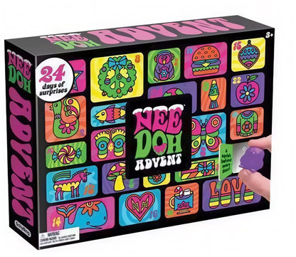 Needoh Advent Calend 2026 Ned Advent Holiday Squeeze Toy Cave Blind Box