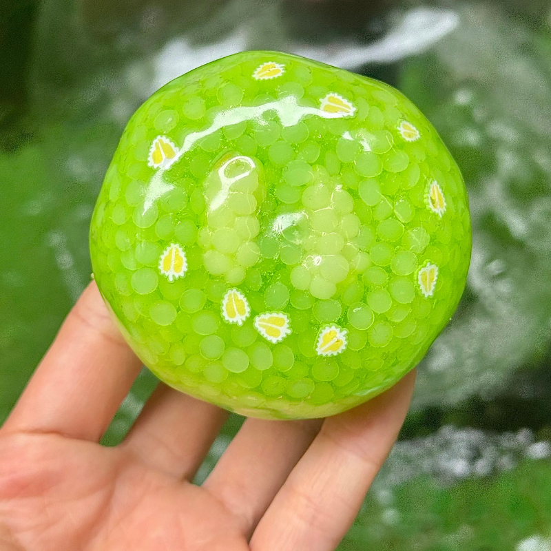 Handmade Green Stress Ball Fidget Toy