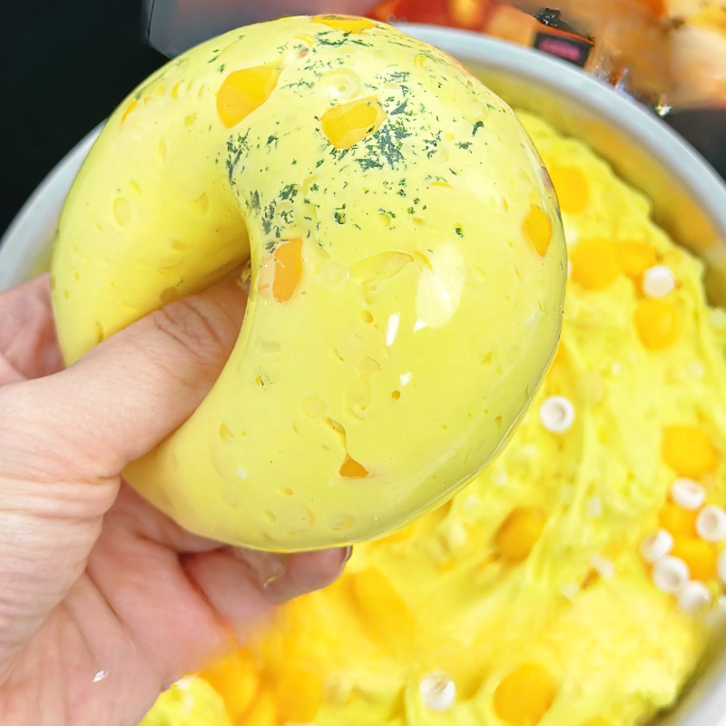 Handmade Corn Cheese Squishy Ball