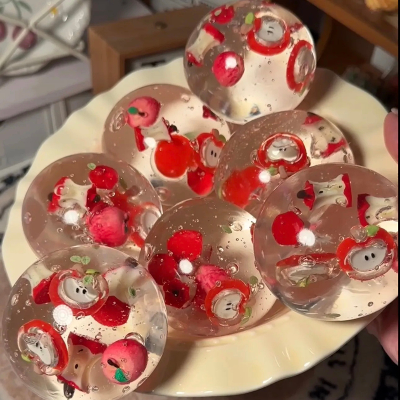 Fruit Inspired Handmade Squishy Ball