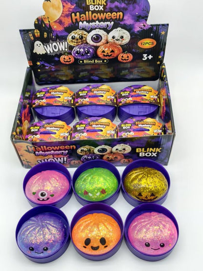 Halloween Steamer Dumpling Bun Squishy, Ghost Pumpkin Mochi Stress Relief Fidget Toy