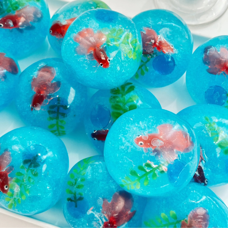 Goldfish Ice Sand Handmade Squishy Ball
