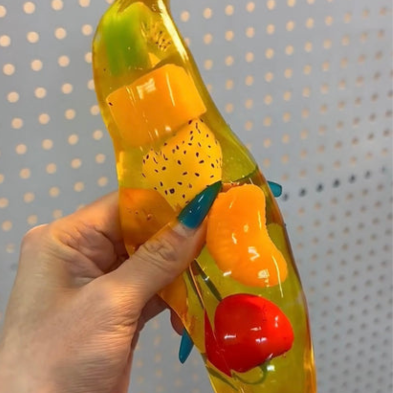 Handmade Banana Squishy Ball Stress Relief Toy