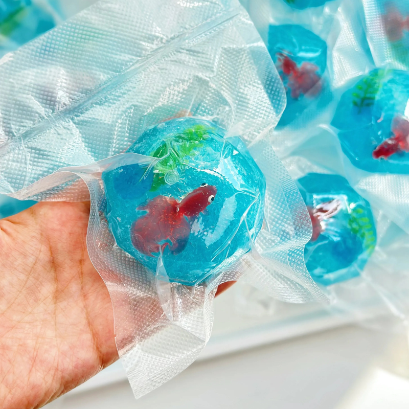 Goldfish Ice Sand Handmade Squishy Ball