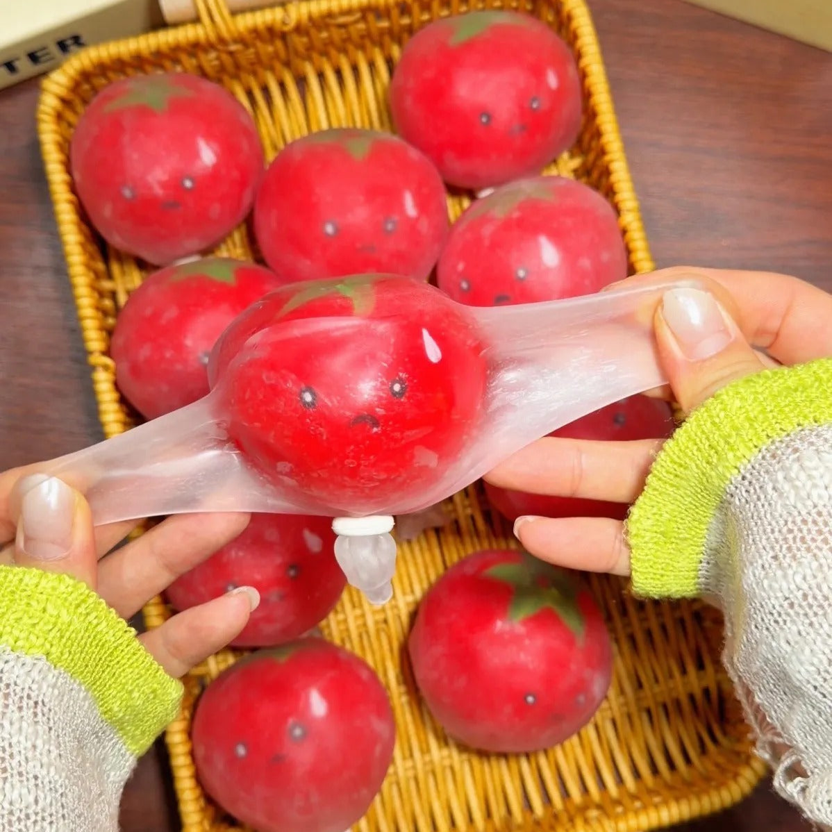 Cute Persimmon Crispy Shell Squishy Toy