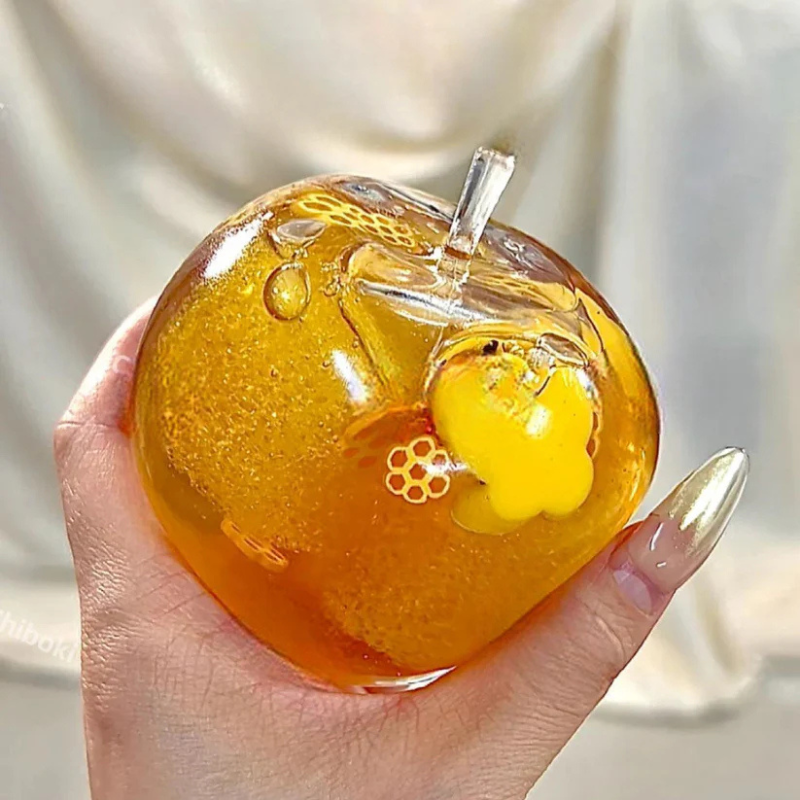 Crystal Honey Fruit Handmade Squishy Ball
